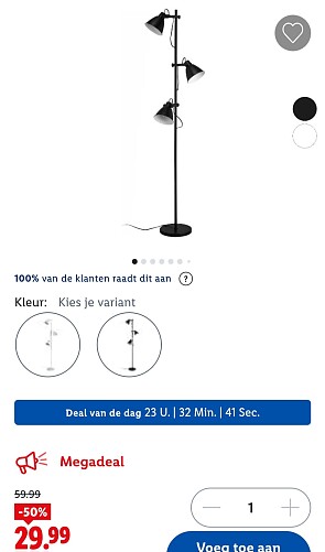 Ledstaanlamp TEIWAZ -50%
