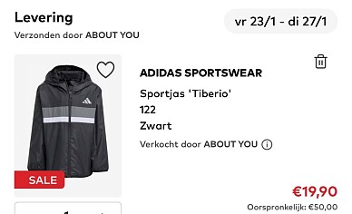 Adidas regenjas