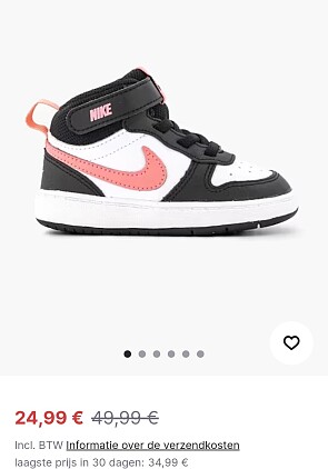 Nike hoge sneakers maat 21