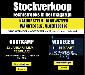 Stockverkoop tegels tot -70%