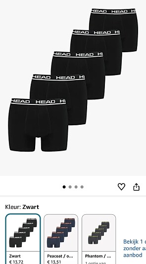 HEAD Men's Basic boxershorts -54%