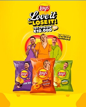 Gratis 5 zakken Lay's chips via cashback