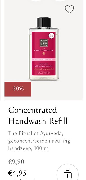 50% korting op Rituals