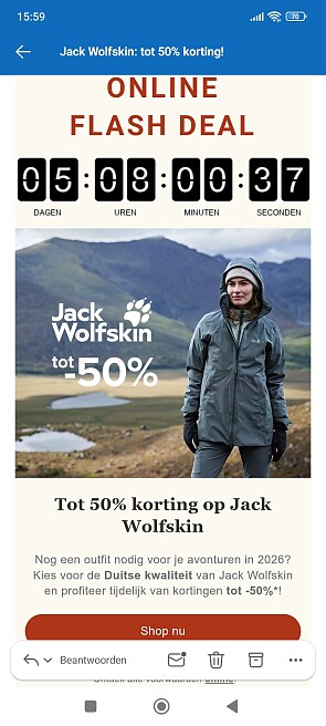 As adventure: tot -50% op Jack wolfskin