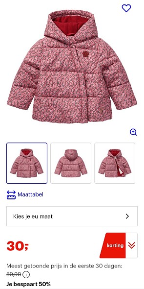 Noppies Winterjas Mesquite -50%