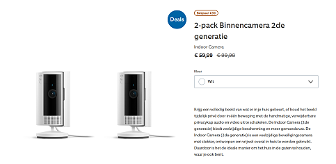 2-pack Binnencamera 2de generatie