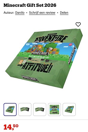 Minecraft geschenk Set 2026
