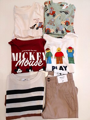 Bij H&M €28 korting gekregen op kinderkleding