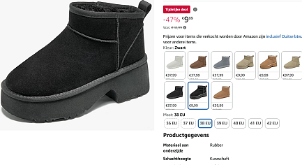 Winterschoenen voor 9.99€