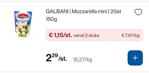Galbani producten -50%