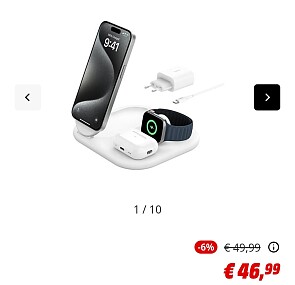 Belkin 3 in 1 magnetisch oplaadstation