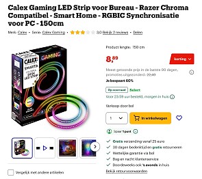 Calex Gaming LED strip -60%