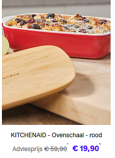 Tot 71% korting op Kitchen Aid