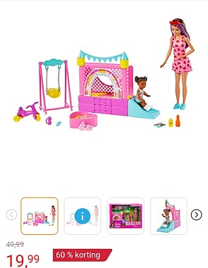 Barbie Skipper Storytelling Pop Speelset -60%