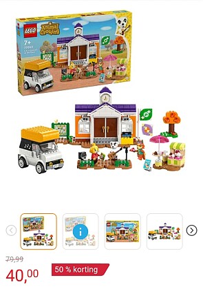 LEGO Animal Crossing 77052 K.K.'s Pleinconcert -50%