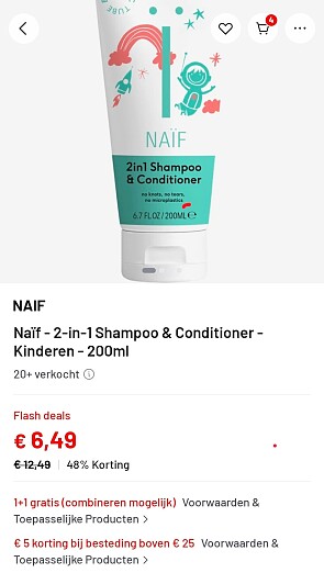 Naïf haarverzorging zéér goedkoop bij Joybuy
