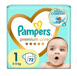 Pampers Premium Care Luiers Maat 1