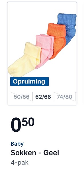 Opruiming bij Zeeman online