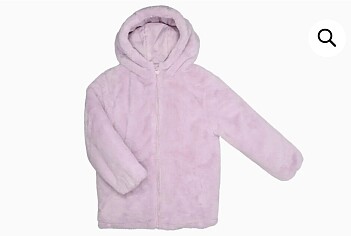 Meisjes jas fake fur maat 170