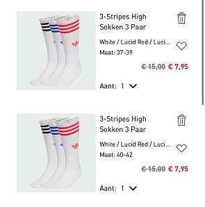 Adidas sokken