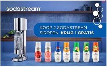 Sodastream 1+1 actie