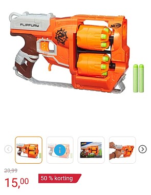 NERF Zombie Strike Flipfury -50%