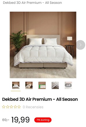 Dekbedden all season met grote kortingen👇