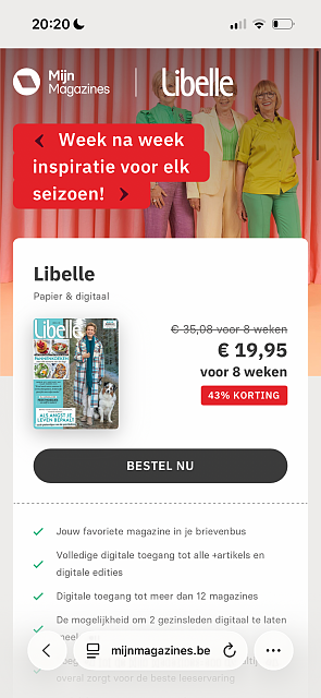 Libelle Abonnement -43%