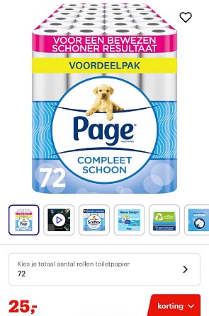 Voordeelverpakking toiletpapier