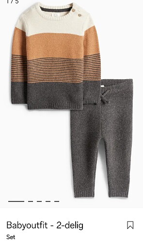 Babyoutfit 2-delig set -54%