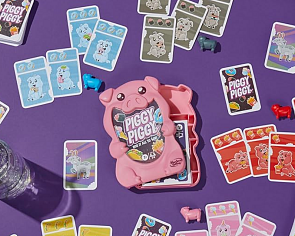Hasbro Gaming Piggy Piggy Kaartspel bij amazon 4.99€ elders 19.94€