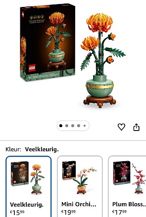 Korting op LEGO Botanicals
