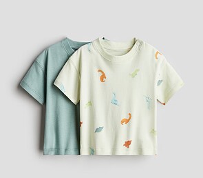 2 katoenen t-shirts €2,99