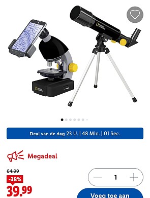 Astronomie- en microscopieset -38%