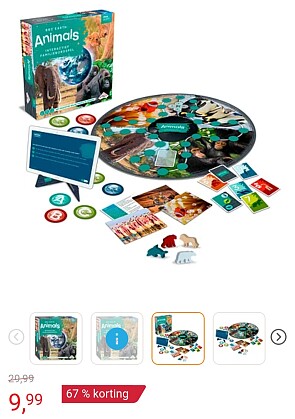 BBC Earth Animals Interactief Familiebordspel -67%
