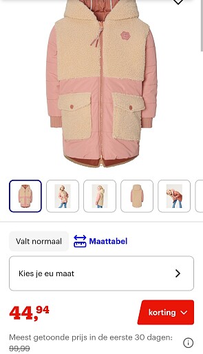 Noppies jas maat 134 -55%