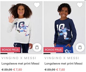 Vingino x Messi met korting bij JBC