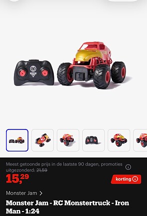 Monster Jam – RC Monstertruck – Iron Man – 1:24