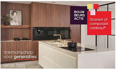 Grando keukens gratis graniet of composiet werkblad
