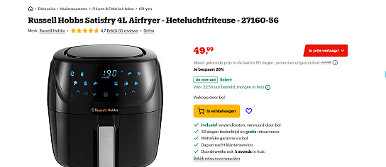 Airfryer: Russell Hobbs