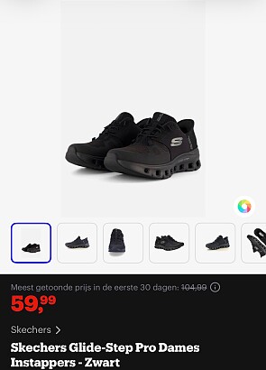 Skechers Glide-Step Pro Dames Instappers – Zwart