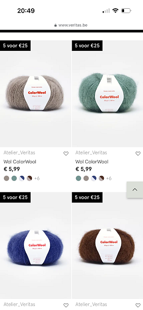 Actie Colorwool