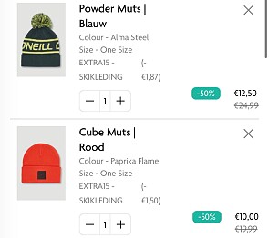 Extra korting wintersportkleding O’neill