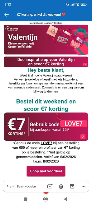 €7 korting 24pharma