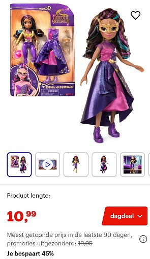 Pop Sophia Gemaskerd Bal -45%