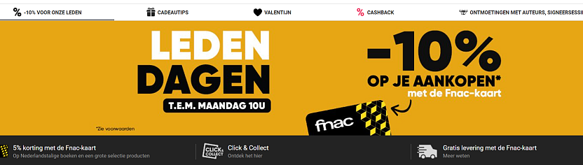 Fnac leden dagen korting