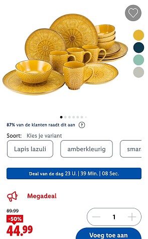 Serviesset «Samarkand», 16-delig -50%