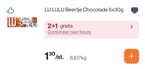 Lu lulu beertje en prince goedkoper