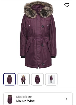 Lnly winter parka maat S -54%