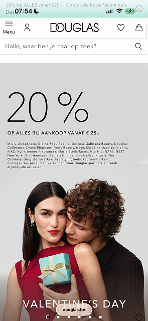 -20% bij Douglas
